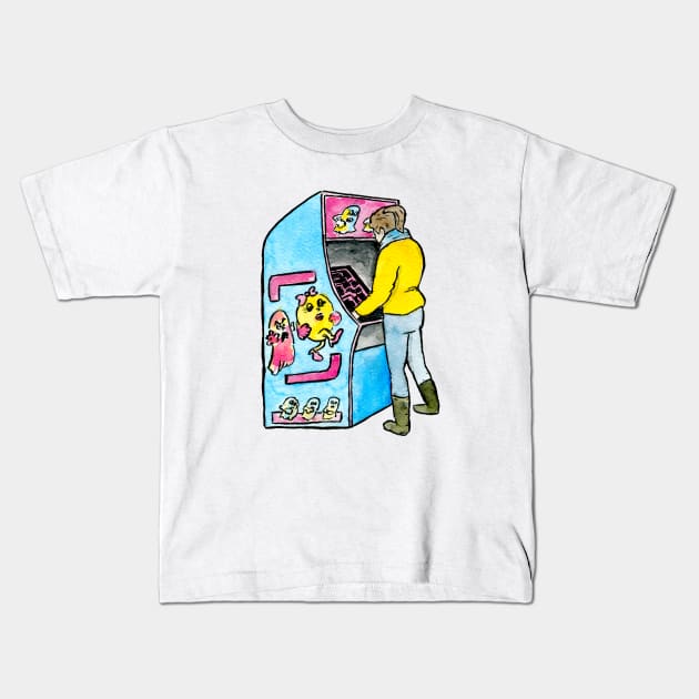 At the Arcade Kids T-Shirt by sbsiceland